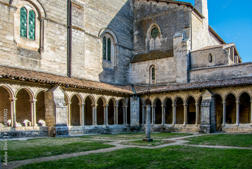 Collegiate Church and Cloister of the Cordeliers de Saint-Emilion. France