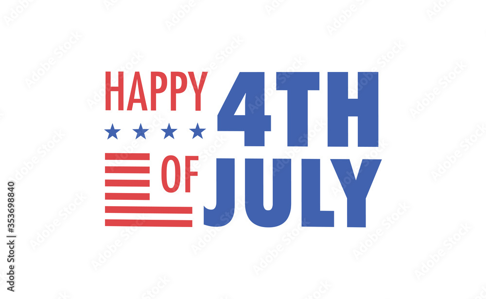 4th of July badge. United States of America patriot proud label stamp. Independence day of USA sticker. 4th of July badge. United States of America patriot proud label stamp. Independence day of USA sticker.