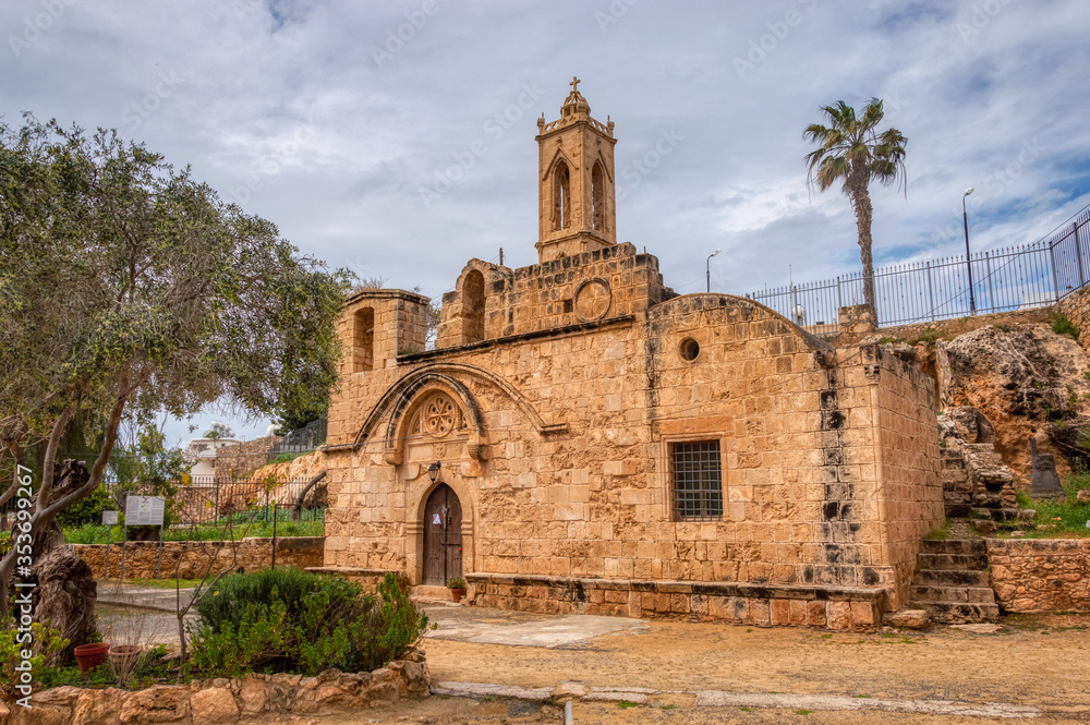 Ayia NAPA, Cyprus. Colorful image of the ancient Ayia NAPA monastery in Ayia NAPA