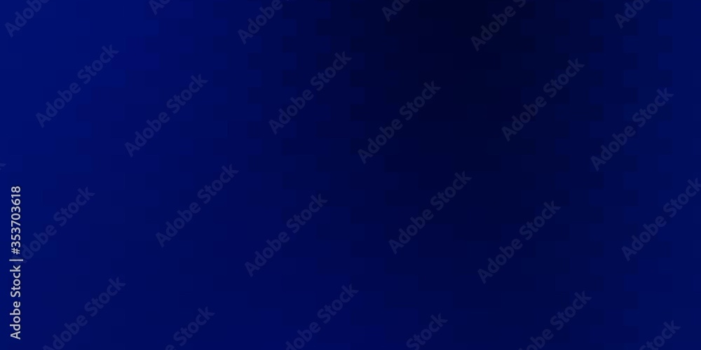 Dark BLUE vector backdrop with rectangles. New abstract illustration with rectangular shapes. Pattern for business booklets, leaflets