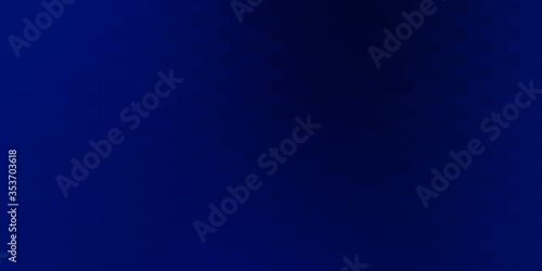 Dark BLUE vector backdrop with rectangles. New abstract illustration with rectangular shapes. Pattern for business booklets, leaflets