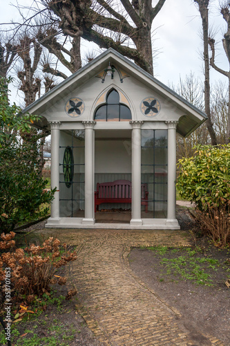 small wooden chapel