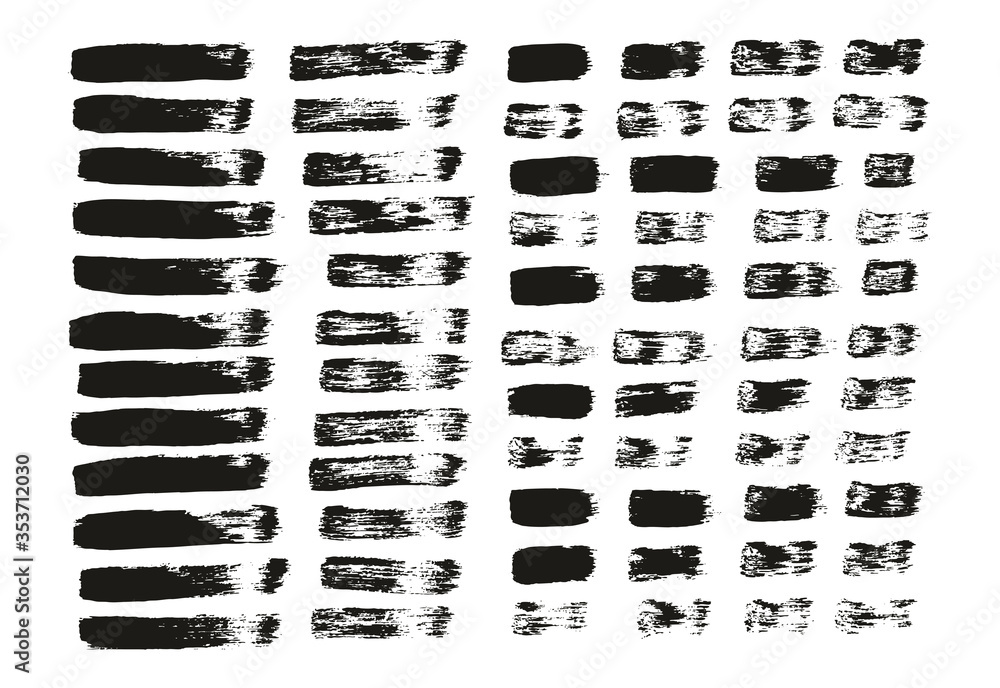Flat Paint Brush Thin Straight Lines High Detail Abstract Vector Background Mix Set Flat Paint Brush Thin Straight Lines High Detail Abstract Vector Background Mix Set