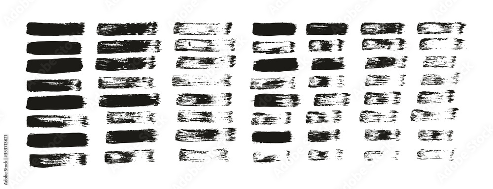 Flat Paint Brush Thin Straight Lines High Detail Abstract Vector Background Mix Set Flat Paint Brush Thin Straight Lines High Detail Abstract Vector Background Mix Set