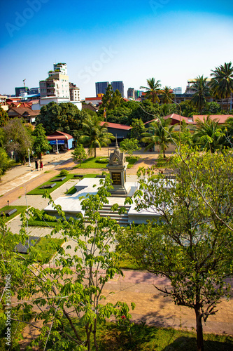 A view of Tuol Sleng, the Genocide Museum at Phnom Penh, Cambodia. photo