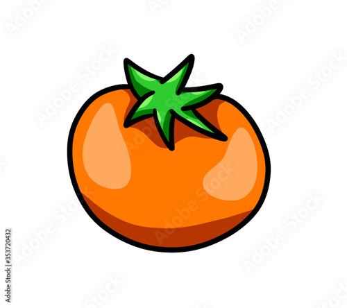 Cartoon Stylized Yummy Orange