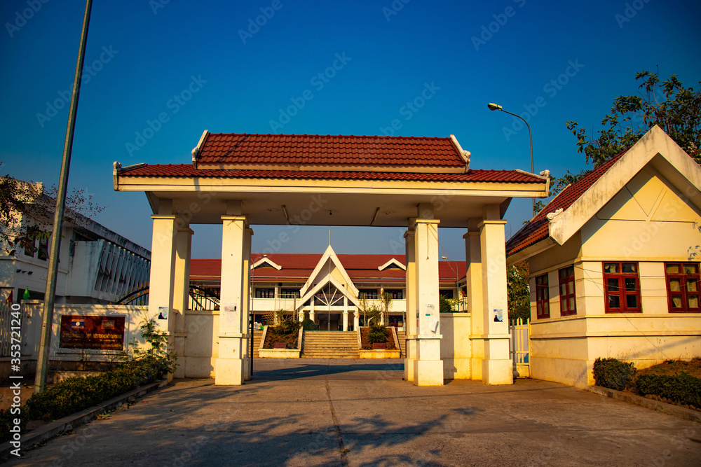 A beautiful view of Phnom Penh city at Cambodia.