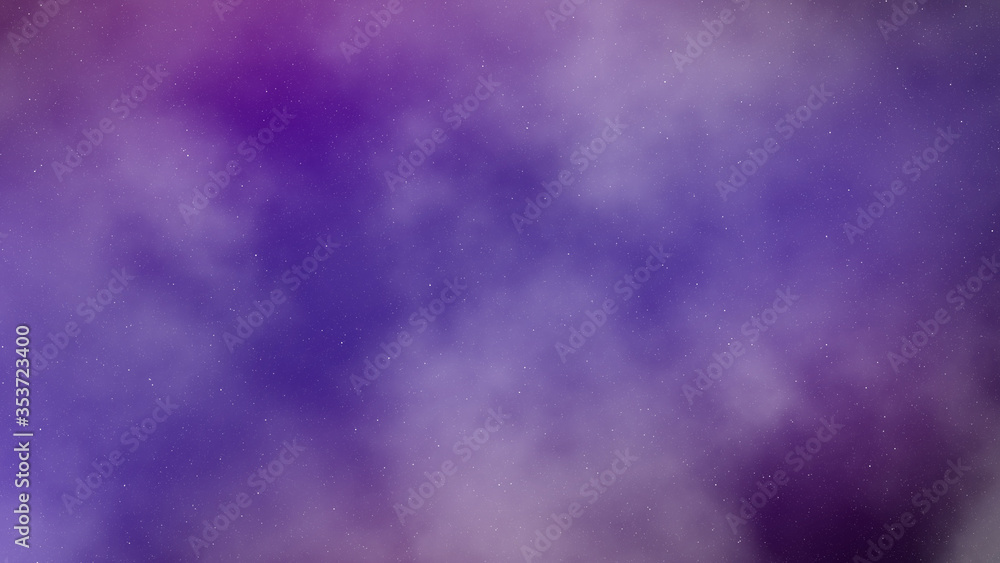 Deep Space sky stardust background abstract artistic concept in purple and black color