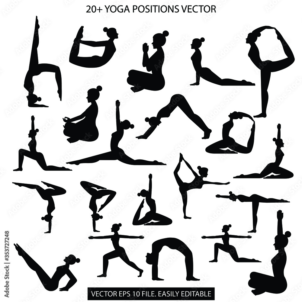 Premium Vector | Meditating woman. girl in lotus position practicing yoga,  vector illustration