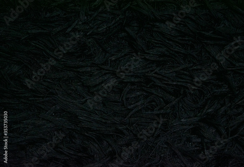 black carpet furry texture