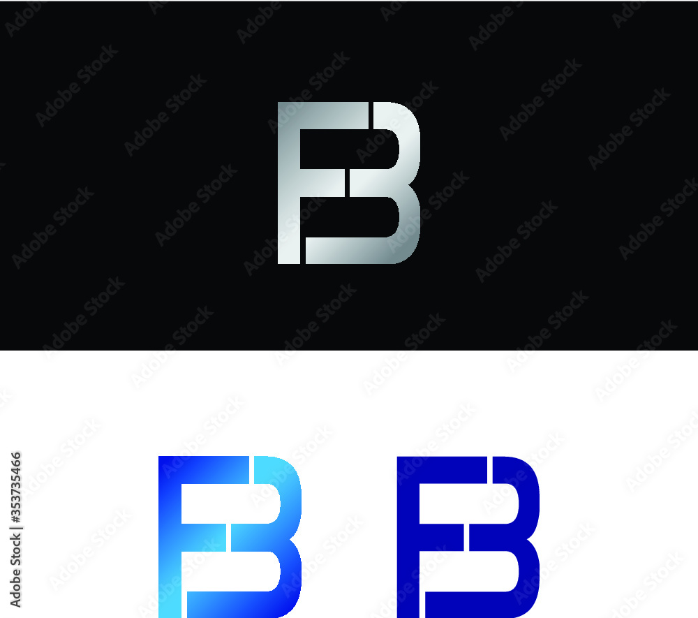 letter F and letter B logo letter F and letter B logo