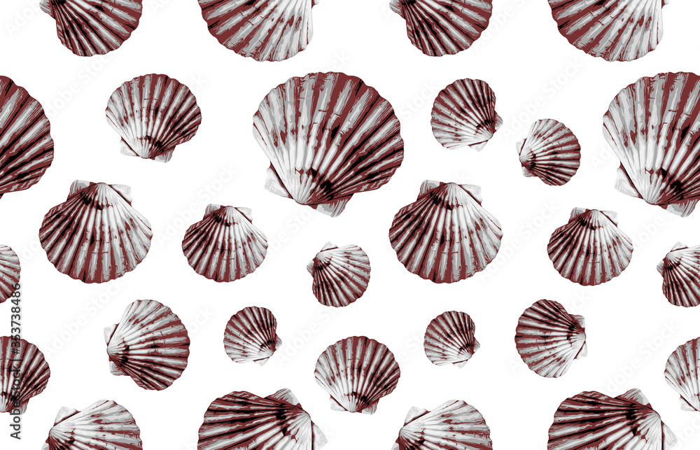 Seamless marine sea pattern. Seamless marine sea pattern.