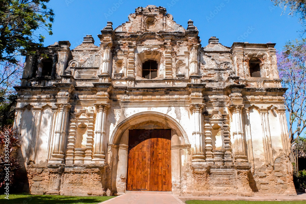 Amazing church in Antigua Guatemala City Amazing church in Antigua Guatemala City