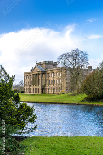 Lyme House at Lyme Park Cheshire in autumn sunshine