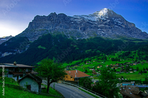 swiss alpine village