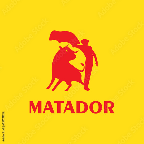 Matador logo icon vector illustration.