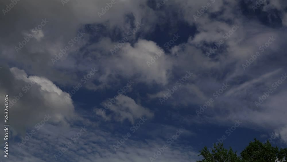 Time lapse of approaching storm severe thunderstorm warning Time lapse of approaching storm severe thunderstorm warning