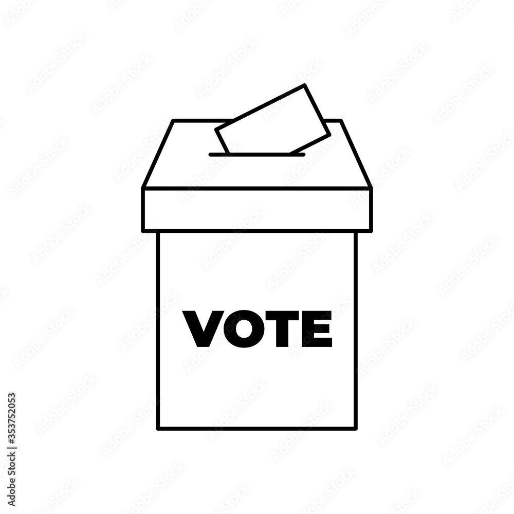 ballot box icon