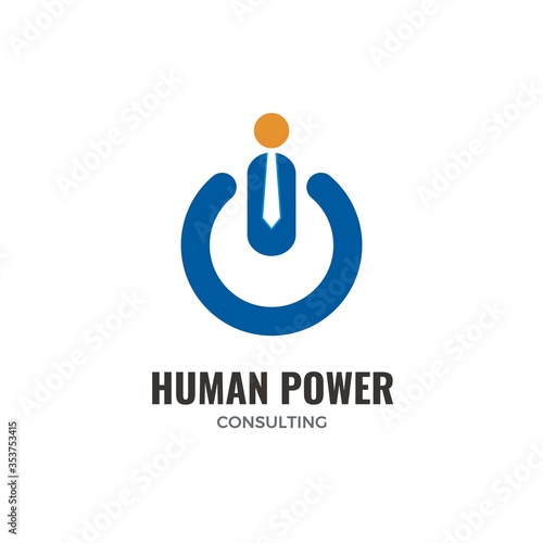 Human Power Consulting Logo Design