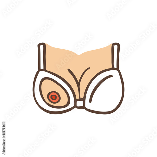 bras for nursing doodle icon