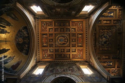 Ceiling, Archbasilica of Saint John Lateran photo