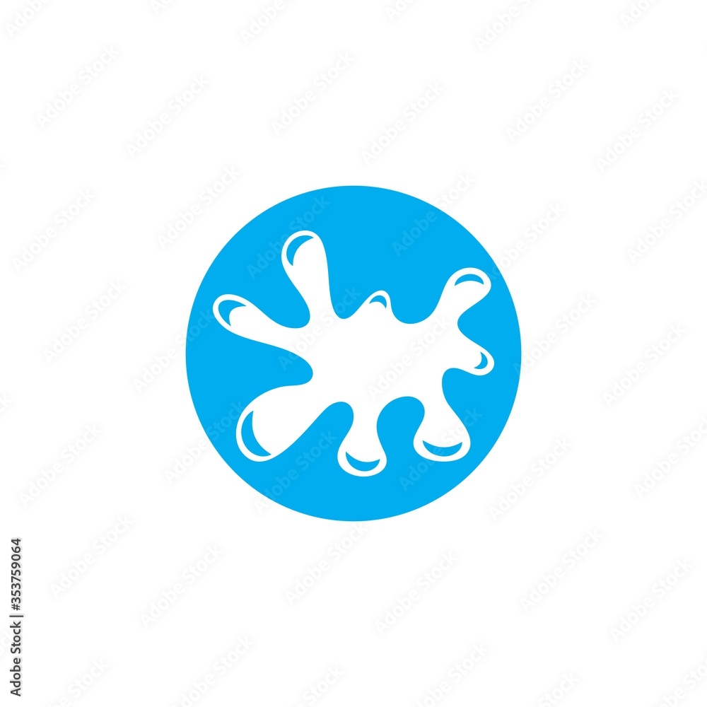 Obraz premium Water Splash vector illustration design