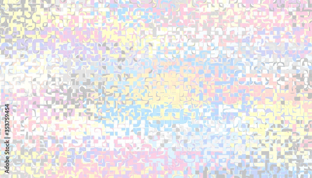 Fototapeta premium Digital art fractal background. Psychedelic futuristic abstract pattern.