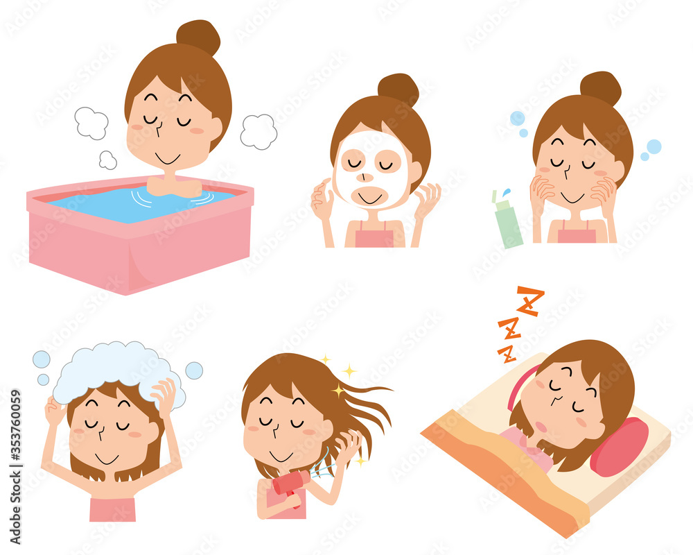 女性　美容　ライフスタイル　セット