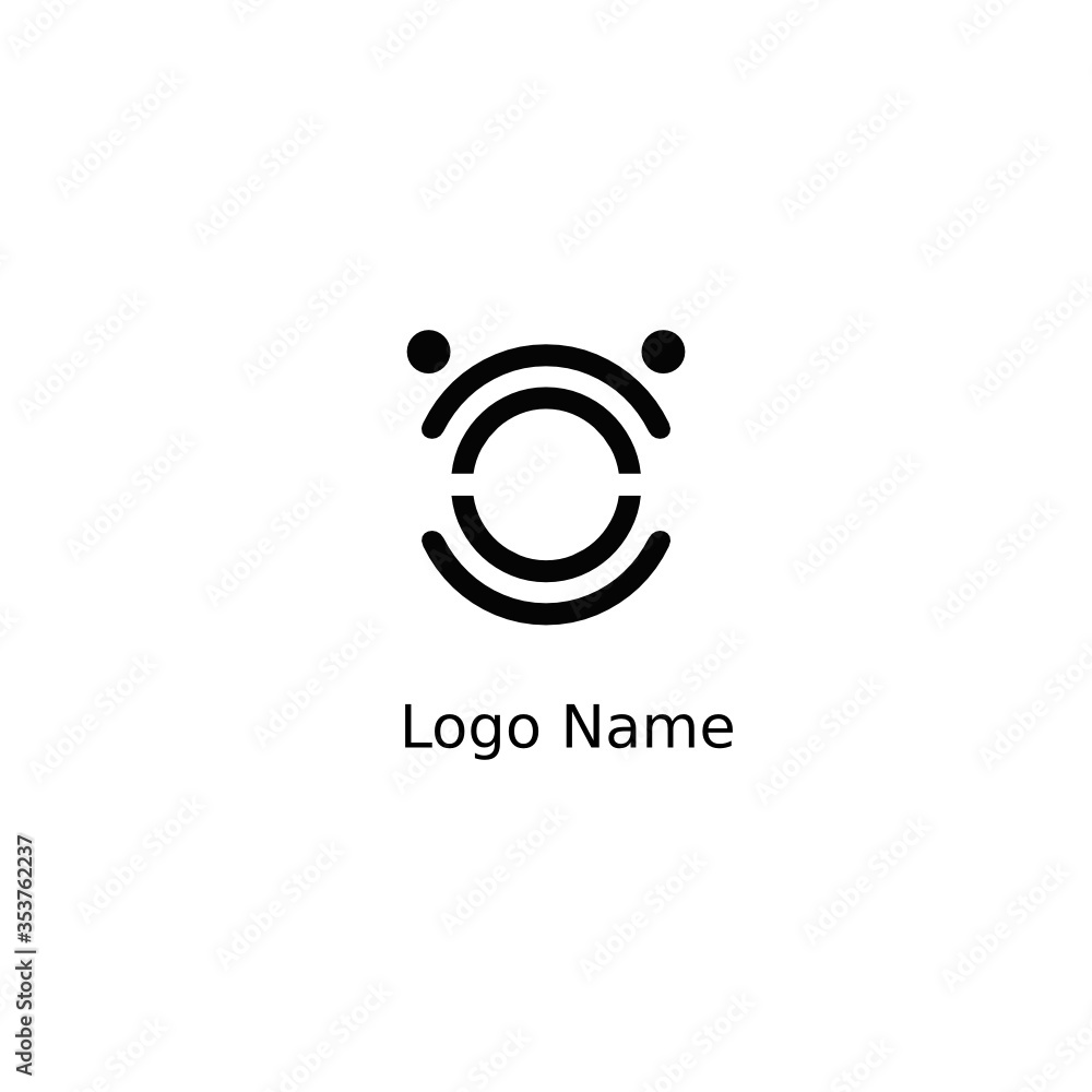 Obraz premium circle logo