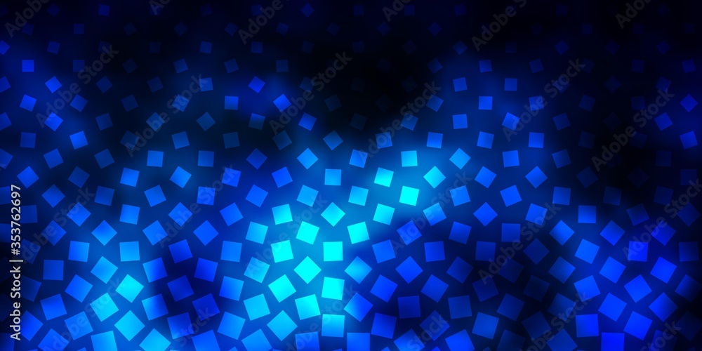 Dark BLUE vector texture in rectangular style. Modern design with rectangles in abstract style. Template for cellphones.