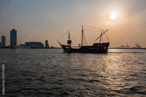 Diamond Point of Osaka Bay Area, Japan