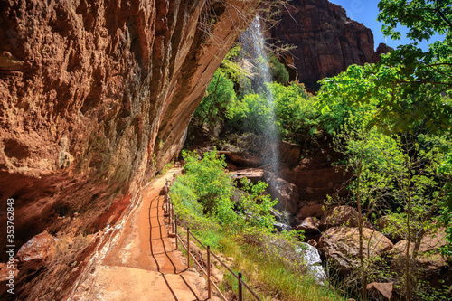 Valokuva Emerald Pool Falls, Zion National Park, Utah