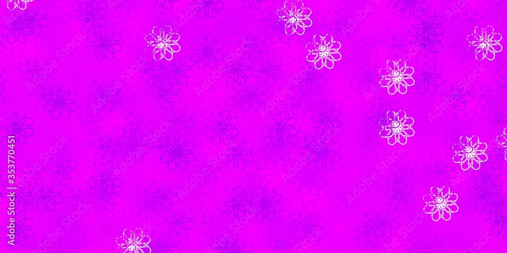 Light Pink vector pattern with curved lines. Light Pink vector pattern with curved lines.