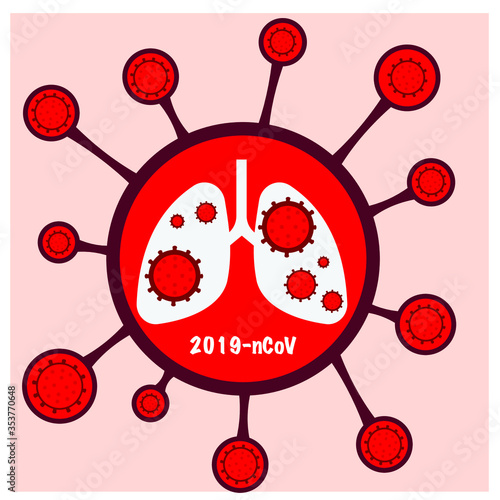 Coronavirus outbreak and coronaviruses influenza background. Coronavirus 2019-nCoV. Pandemic medical health risk, immunology, virology, epidemiology concept.