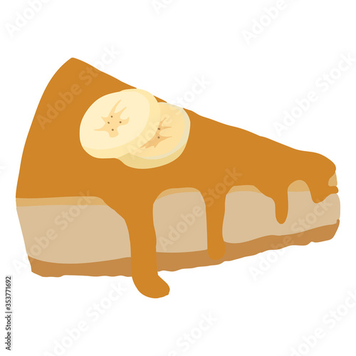 Banoffee Pie, Banana and toffee cake