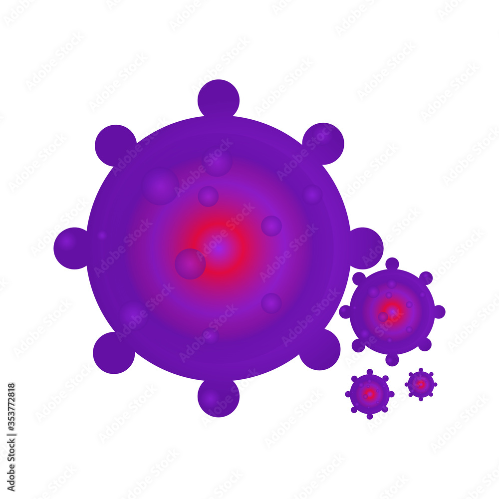 Illustration Vector graphic of virus or corona virus. The design of viruses and bacteria is suitable for designs related to covid-19 Illustration Vector graphic of virus or corona virus. The design of viruses and bacteria is suitable for designs related to covid-19