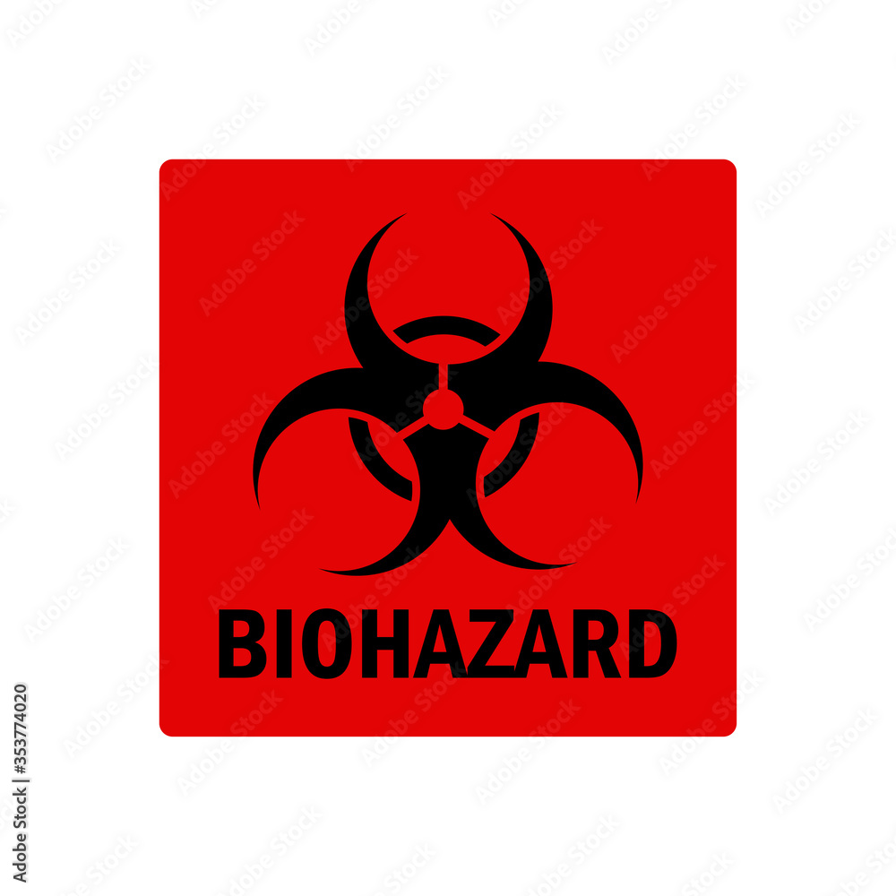 biohazard sign icon vector design template biohazard sign icon vector design template
