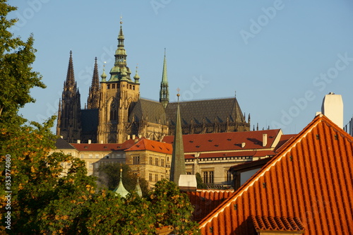Church of our lady, Gothic church and a dominant feature of the Old Town of Prague, Czech Republic.