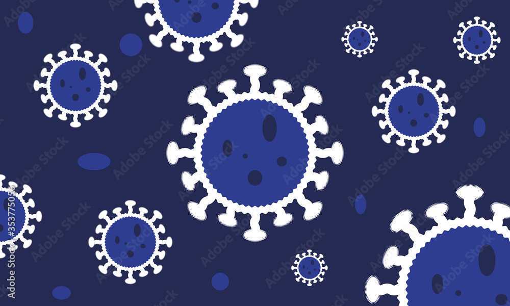 Illustration Vector graphic of background viruses, Suitable for backgrund websites and social media themed viruses. Illustration Vector graphic of background viruses, Suitable for backgrund websites and social media themed viruses.