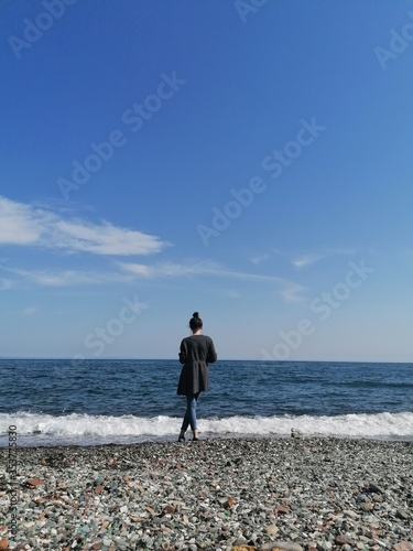 man on the beach