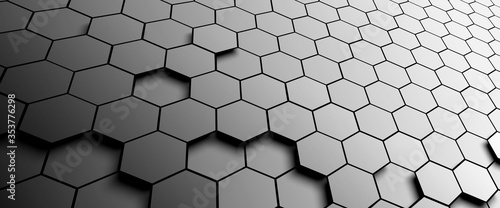 pattern hexagon background abstract