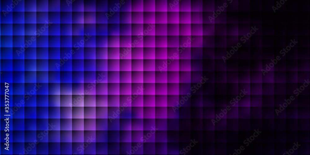 Dark Pink, Blue vector pattern in square style. Dark Pink, Blue vector pattern in square style.