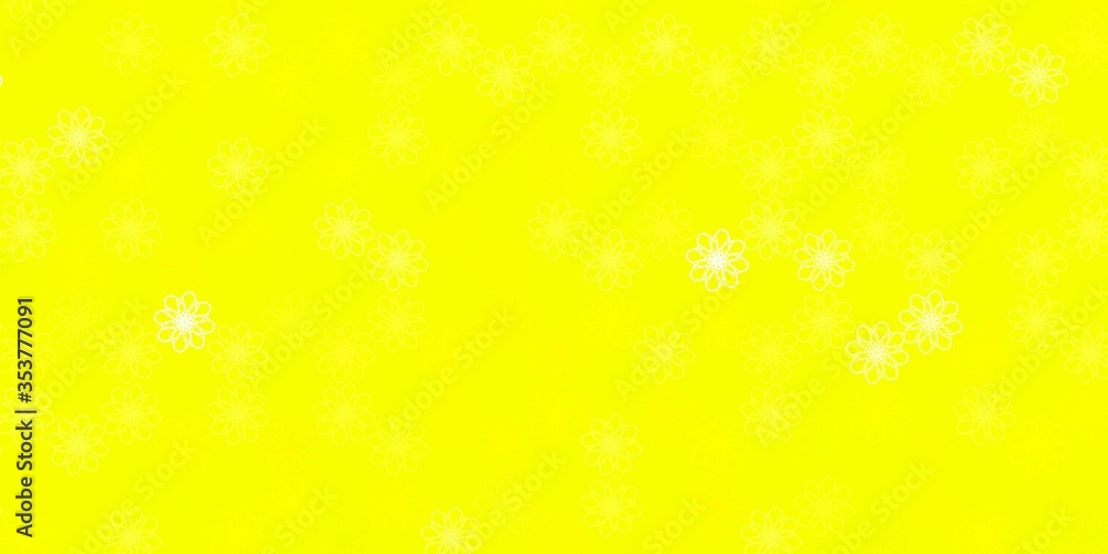 Light Yellow vector background with bent lines. Light Yellow vector background with bent lines.