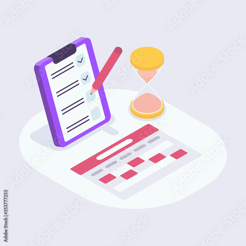calender check list perfect for appointment reminder notes agenda