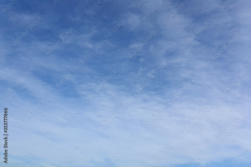 Obraz premium clouds, blue sky background design elements. Pantone Classic Blue.