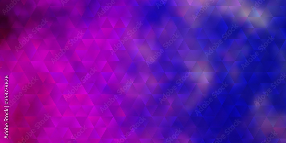 Light Purple, Pink vector layout with lines, triangles. Light Purple, Pink vector layout with lines, triangles.