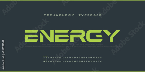 Sport Modern Future bold Alphabet Font. Typography urban regular and italic style fonts for technology, digital, movie logo bold style. vector illustration