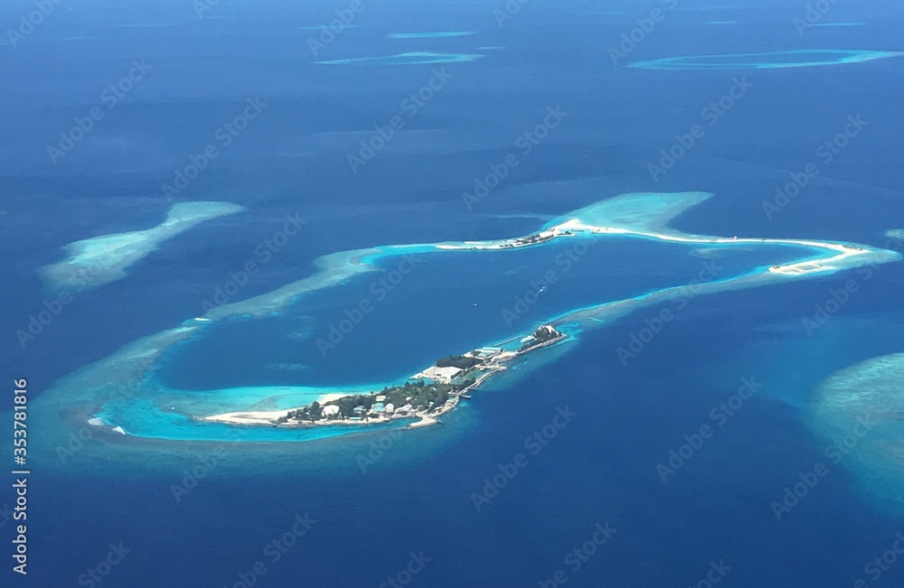 Maldives. The beauty of the Maldives Islands. Nature of the Maldives.