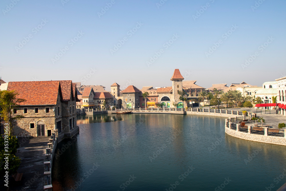 View of Dubai parks and resorts
