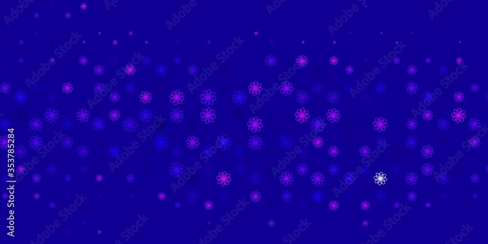 Light Purple, Pink vector texture with wry lines.